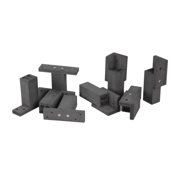 Kit rallonges + pieds (+10 cm) - Composite GRIS ANTHRACITE Kit rallonges + pieds (+10 cm) - Composite GRIS ANTHRACITE