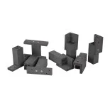 Kit rallonges + pieds (+10 cm) - Composite GRIS ANTHRACITE Kit rallonges + pieds (+10 cm) - Composite GRIS ANTHRACITE