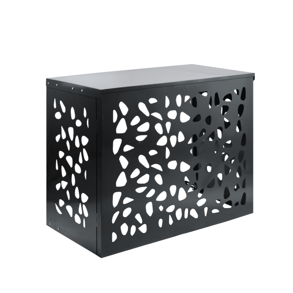 Cache climatisation acier GRIS - Taille M