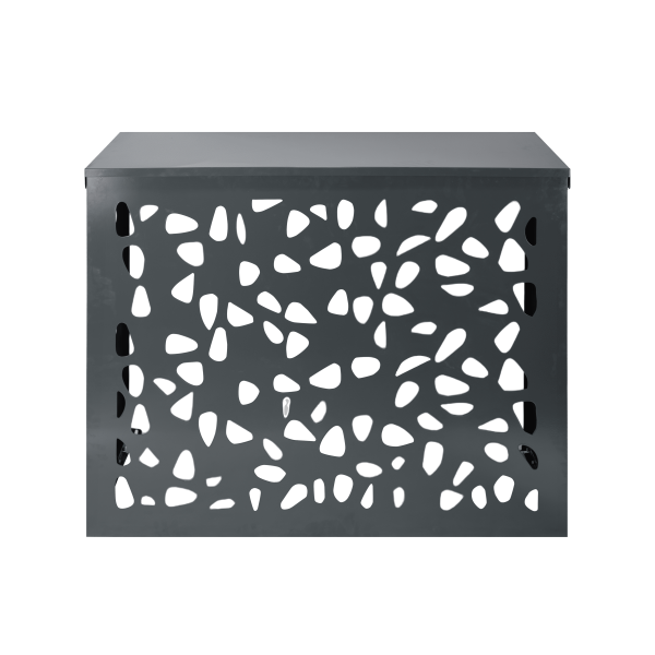 Cache climatisation acier GRIS - Taille M