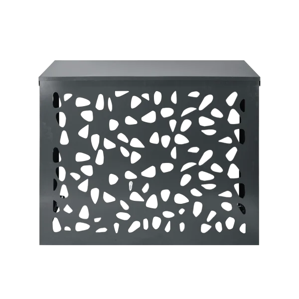 Cache climatisation acier GRIS - Taille L
