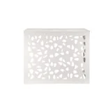 Cache clim acier blanc M – Design moderne & protection durable | CacheClimService.fr