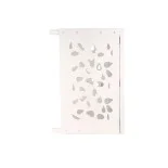 Cache clim acier blanc M – Design moderne & protection durable | CacheClimService.fr